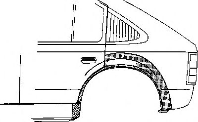 VAN WEZEL 3727148 -  Боковина